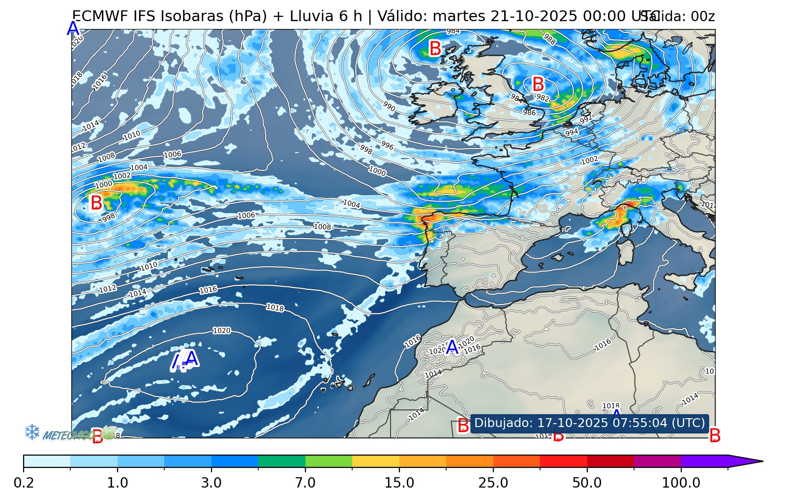 Lluvias euro