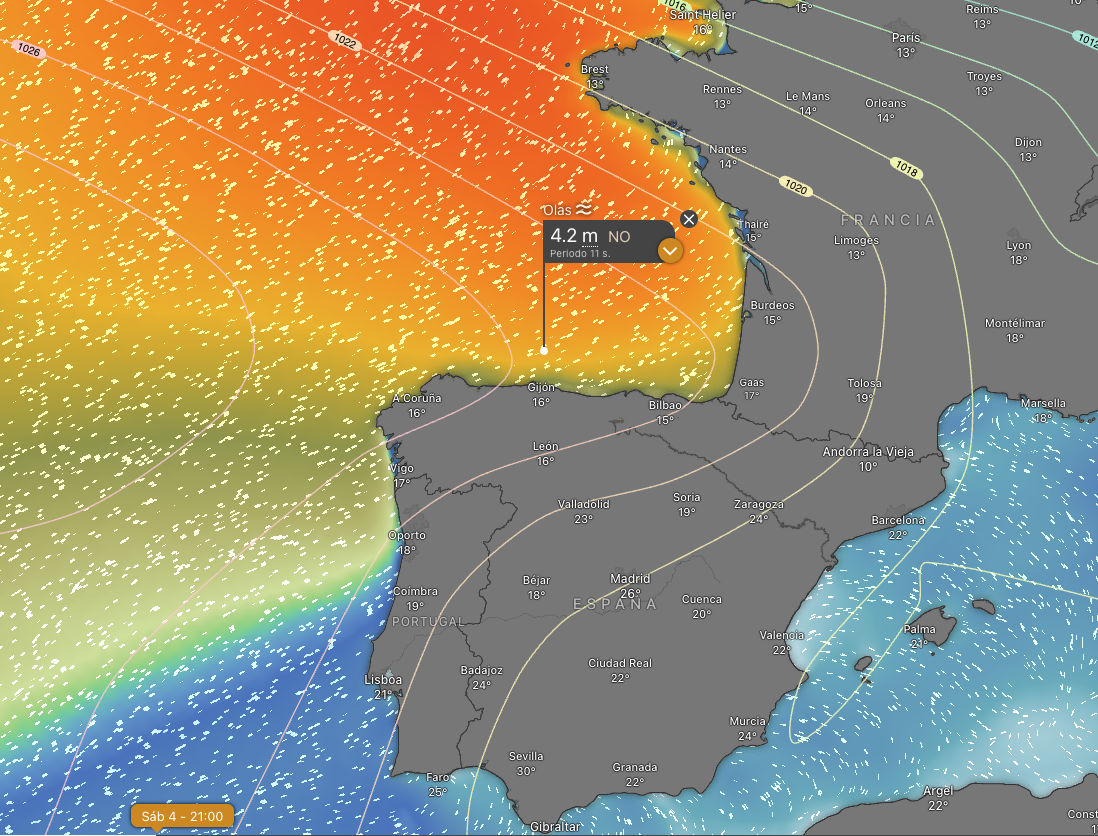 Olas mapa