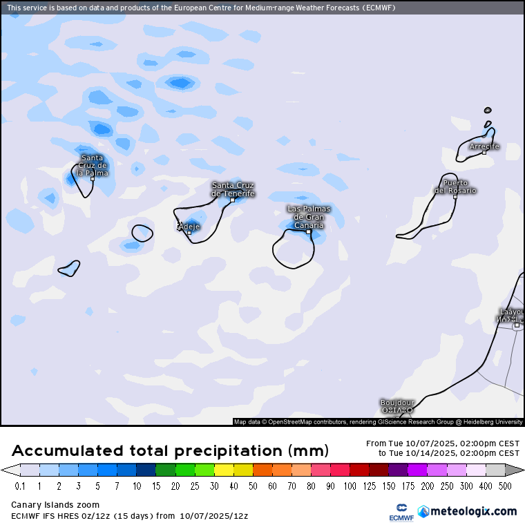 ECMWF lluvias