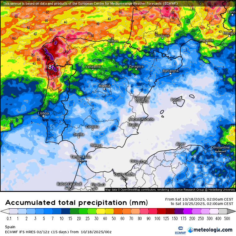 ECMWF lluvias