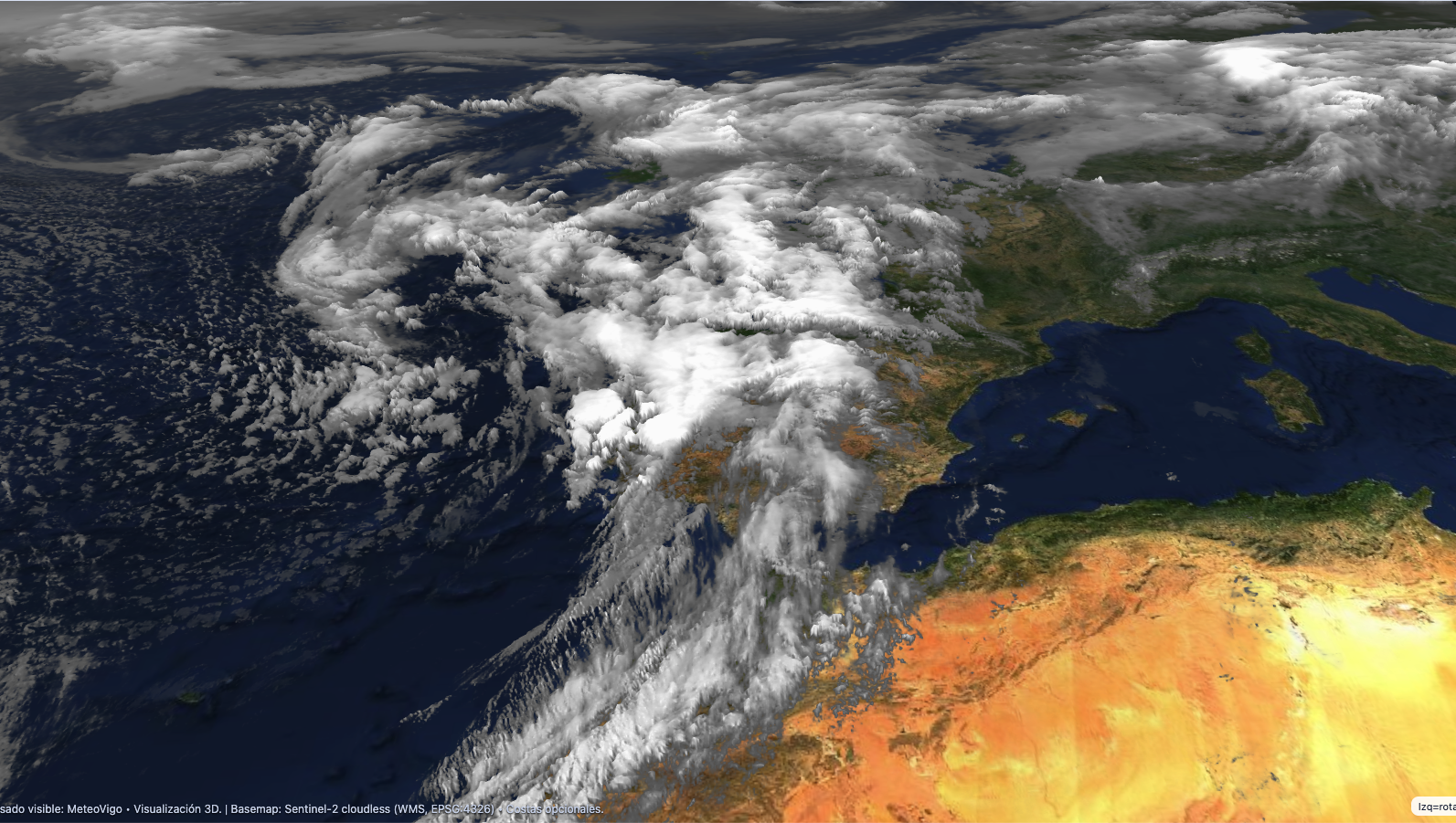 Im&aacute;genes del sat&eacute;lite 
