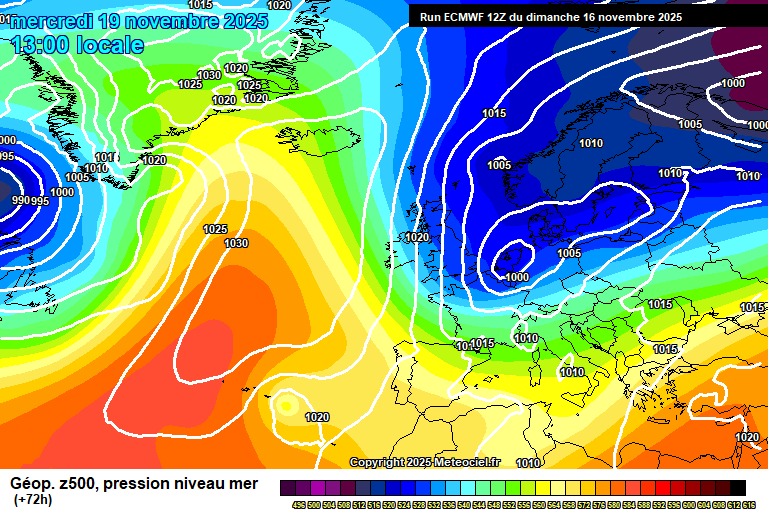ECMWF geopotencial 