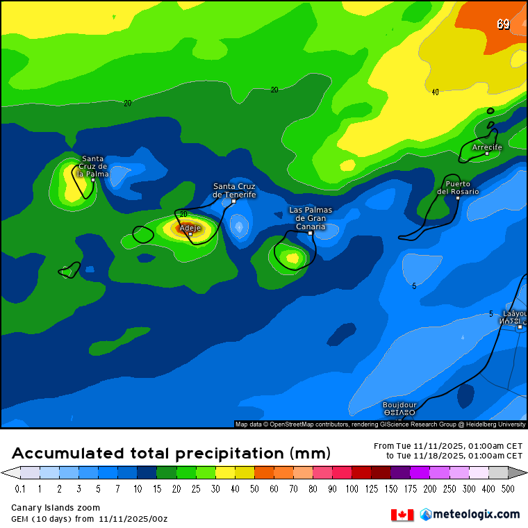 GEM lluvias Canarias