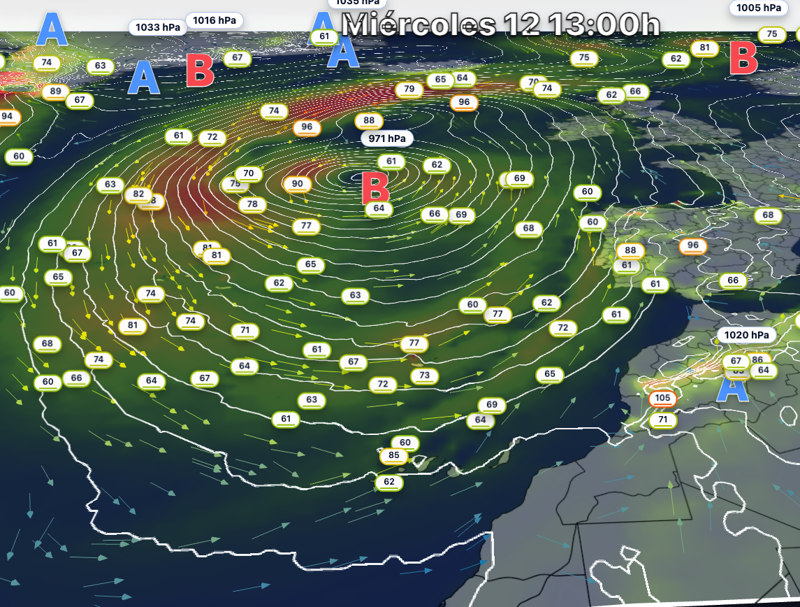 Rachas de viento 3D