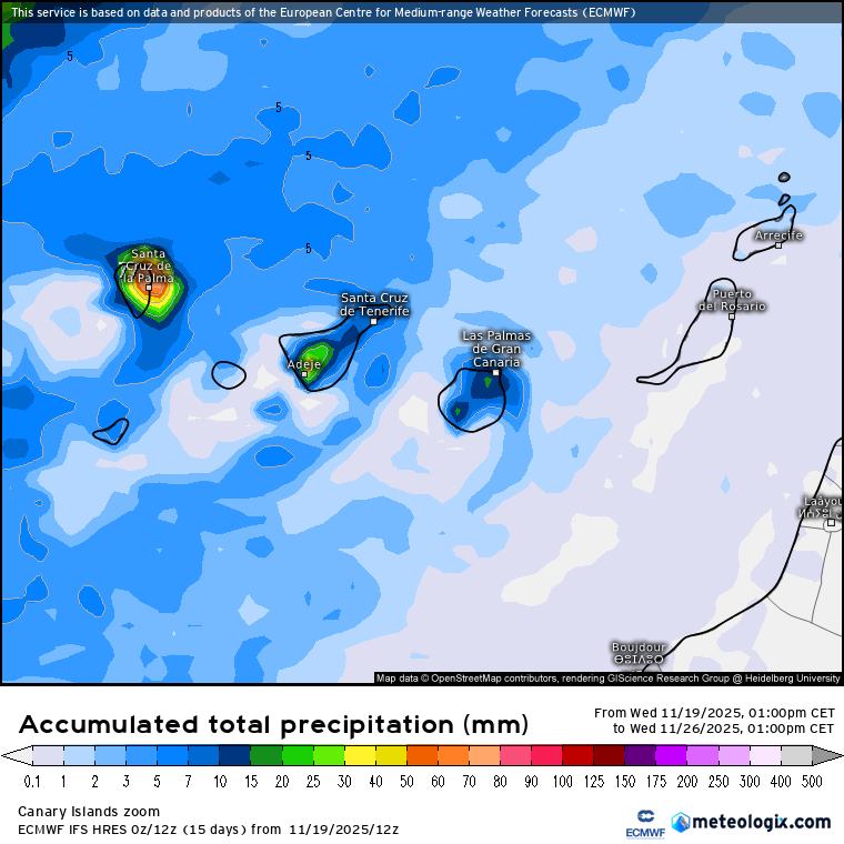ECMWF lluvias