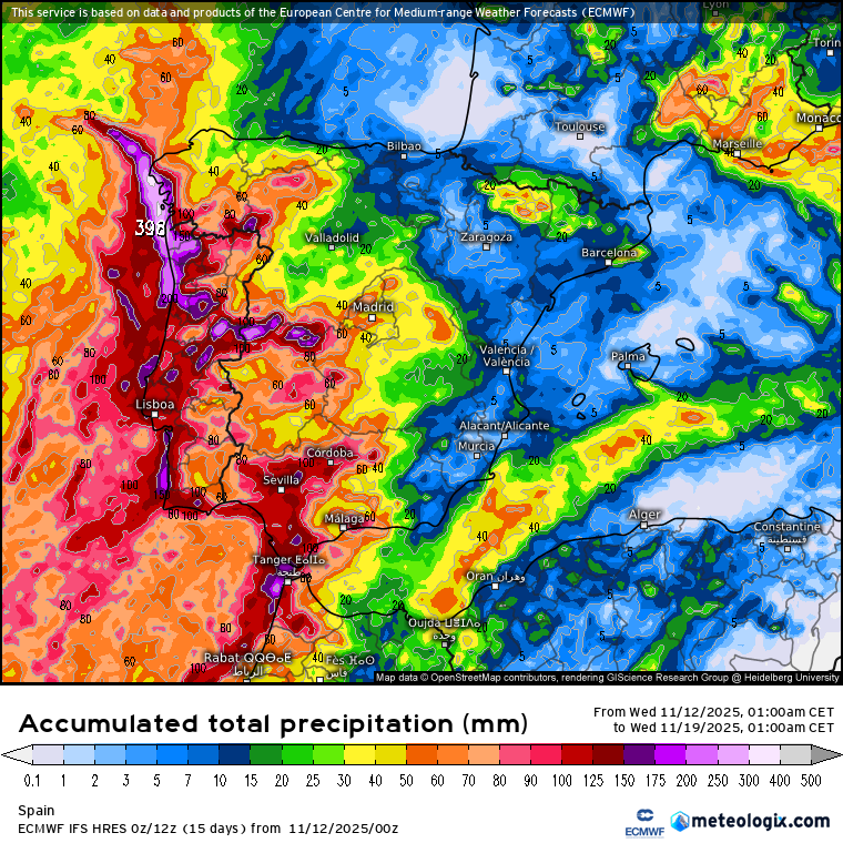 ECMWF lluvias