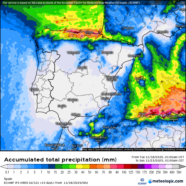ECMWF lluvias