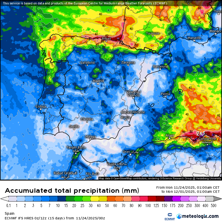 ECMWF lluvias