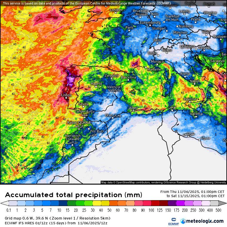 Lluvias ECMWF 