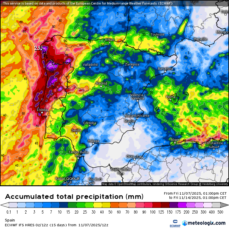ECMWF lluvias