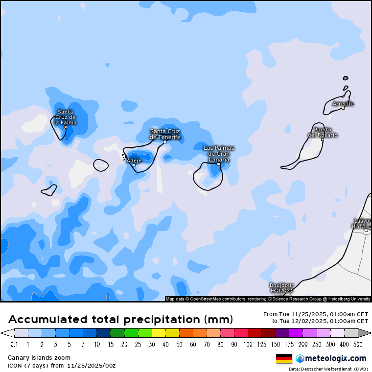 ICON lluvias Canarias