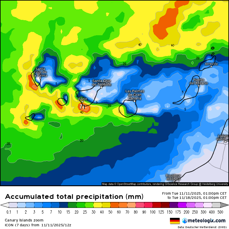 ICON lluvias Canarias