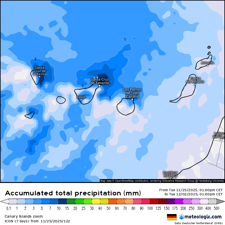 ICON lluvias Canarias