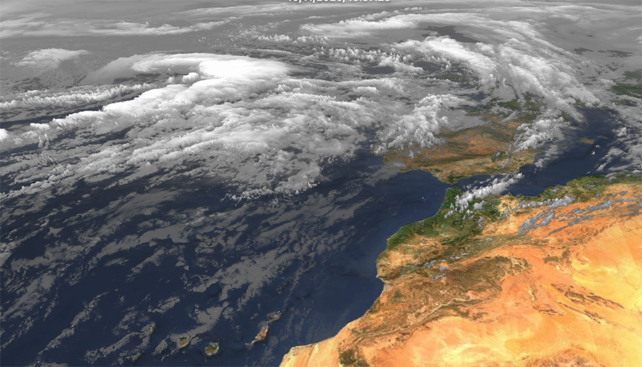 Im&aacute;genes del sat&eacute;lite 