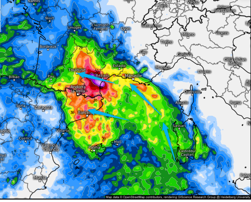 Lluvias ECMWF
