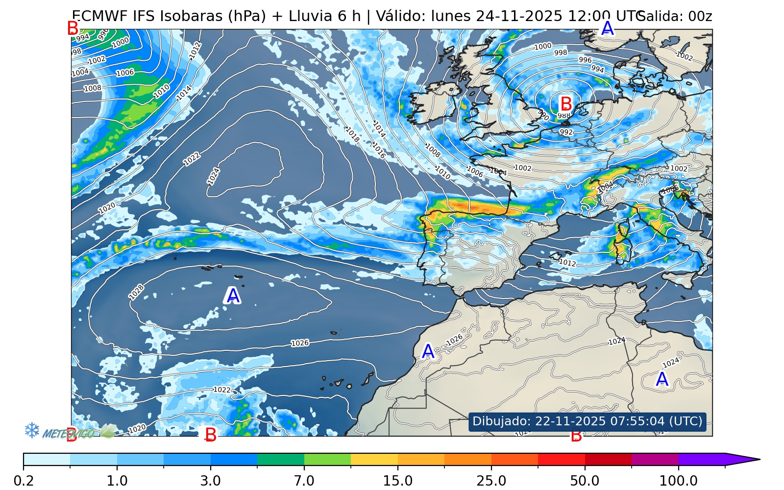 Lluvias ECMWF 