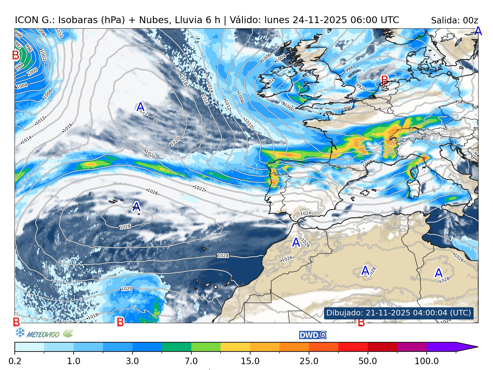 ICON lluvias