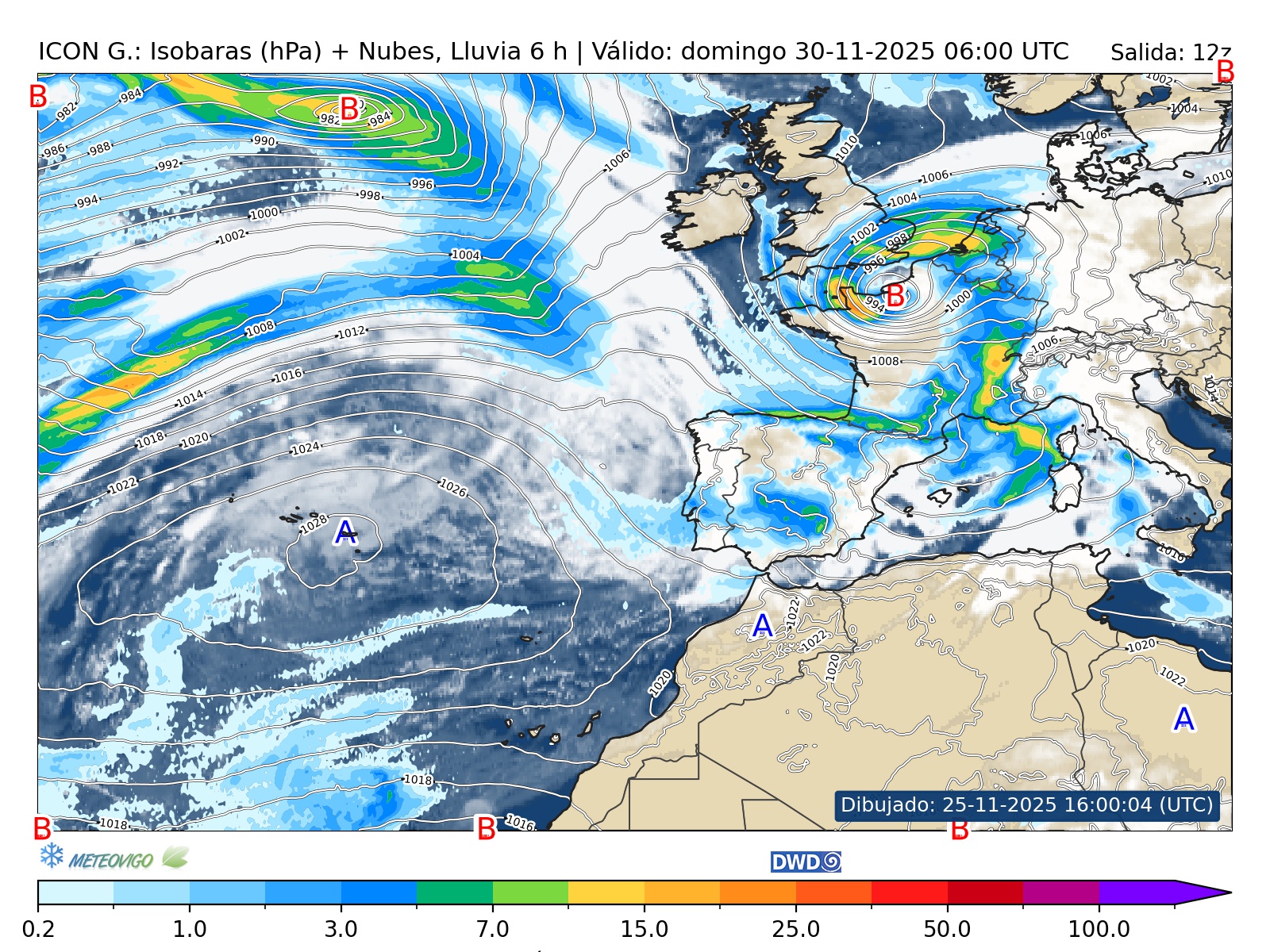 ICON lluvias y presi&oacute;n 