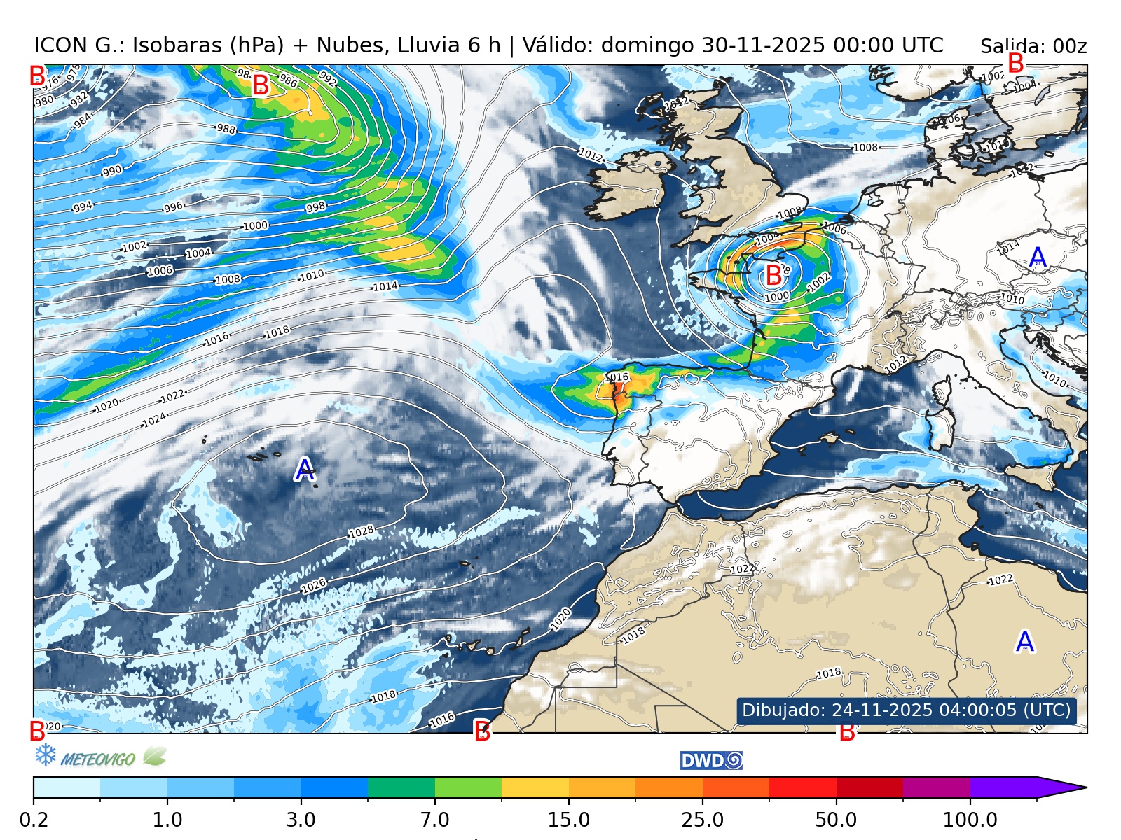 ICON lluvias