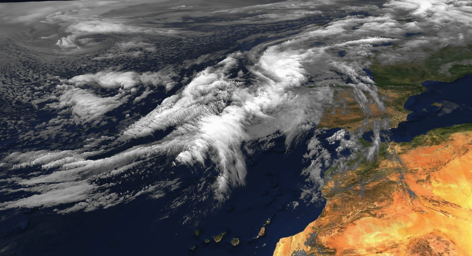 Im&aacute;genes del sat&eacute;lite Meteosat