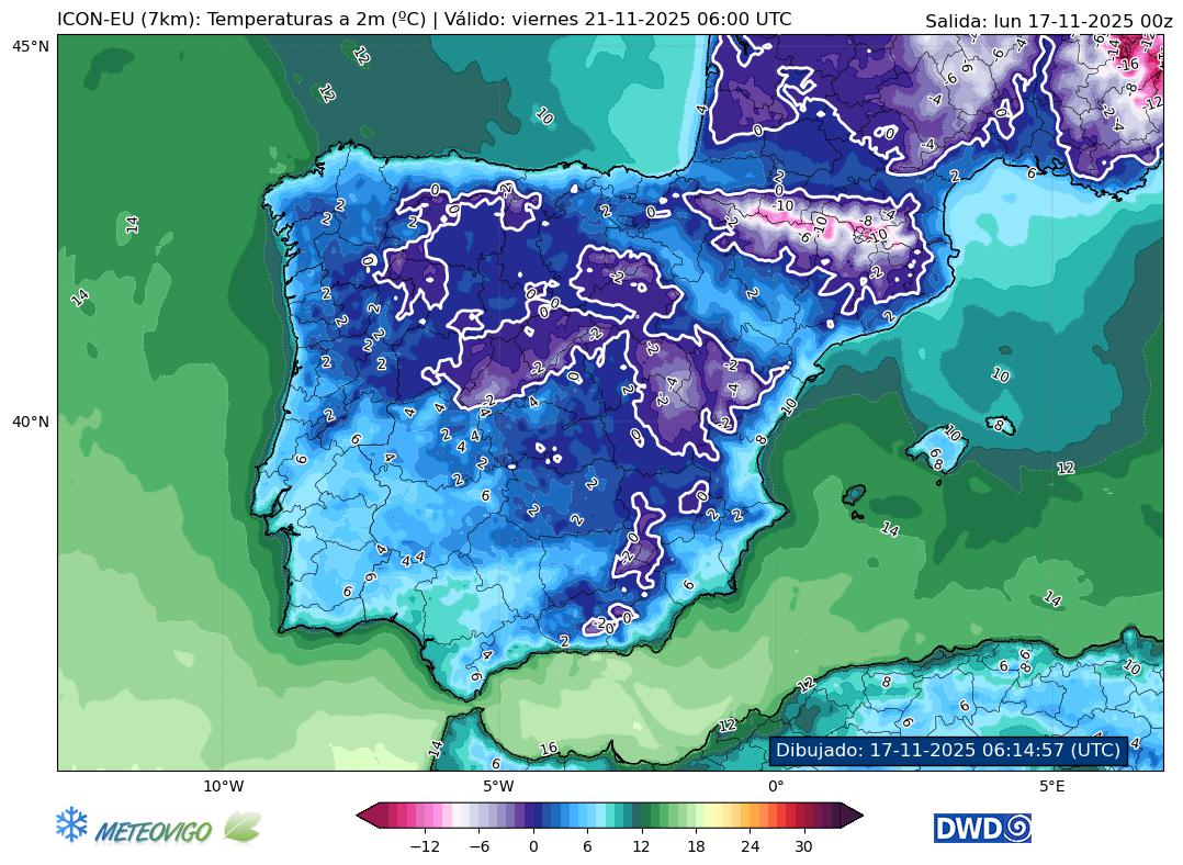 Temperaturas superficie 