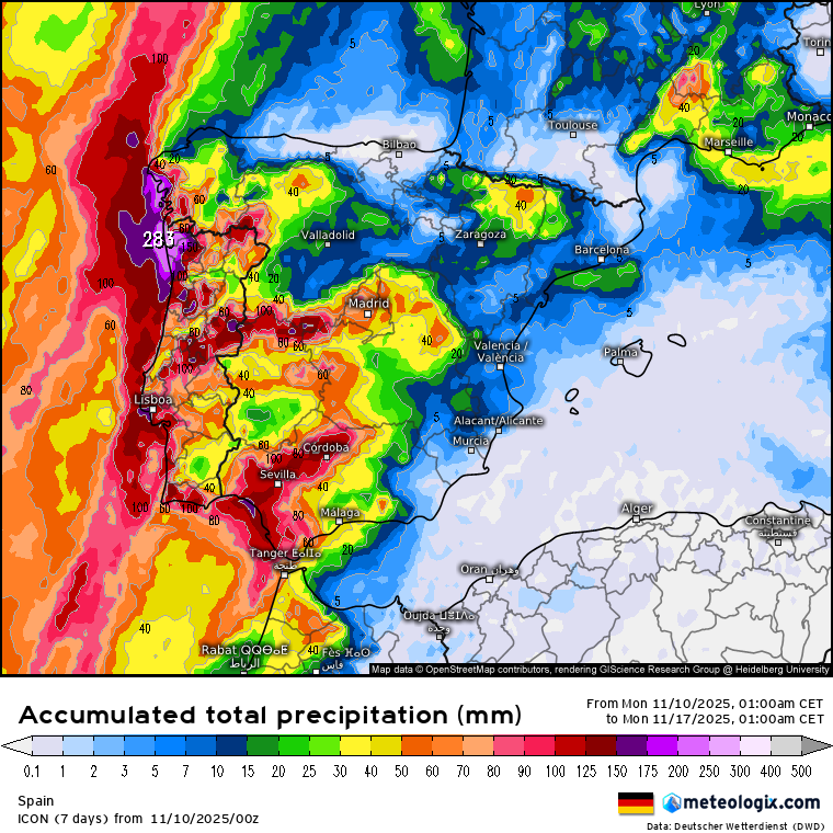 ICON lluvias