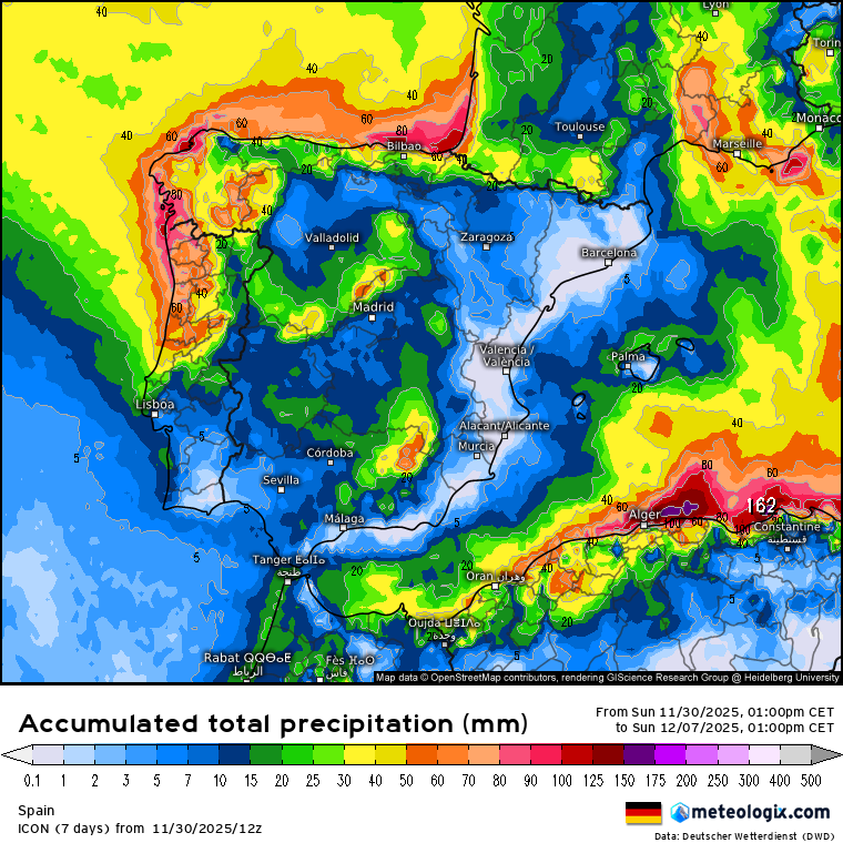 ICON lluvias