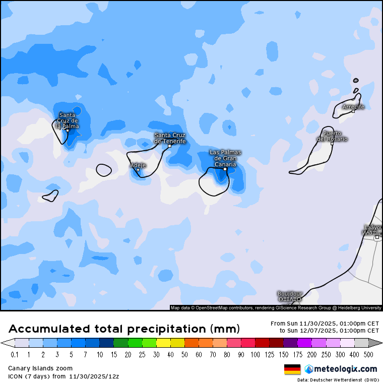 ICON lluvias Canarias