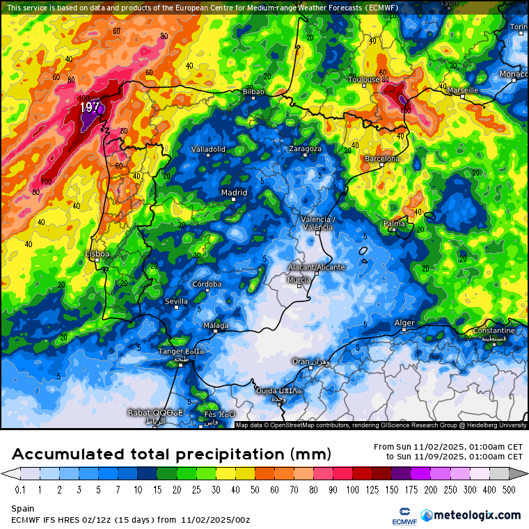 ECMWF lluvias