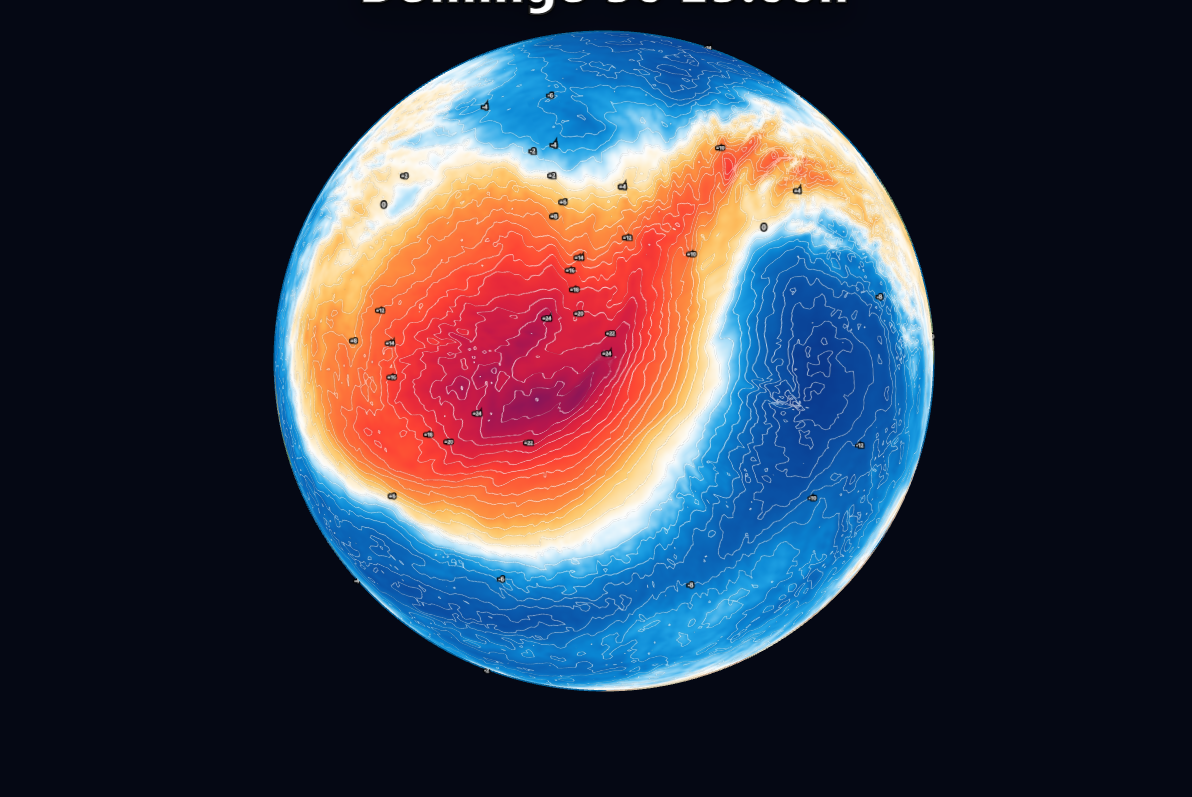 Anomal&iacute;as t&eacute;rmicas en la estratosfera