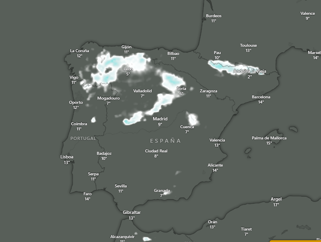 Extension de nevadas 
