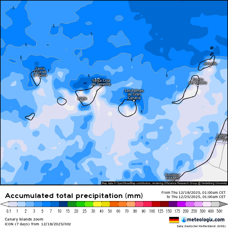 ICON lluvias Canarias