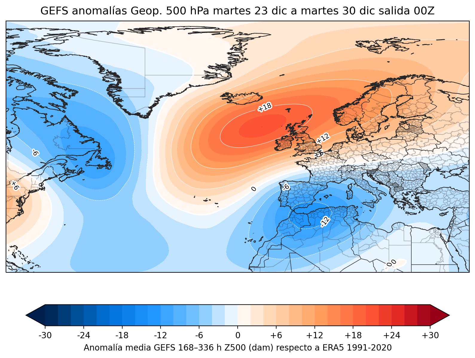 Anomal&iacute;as geopotencial