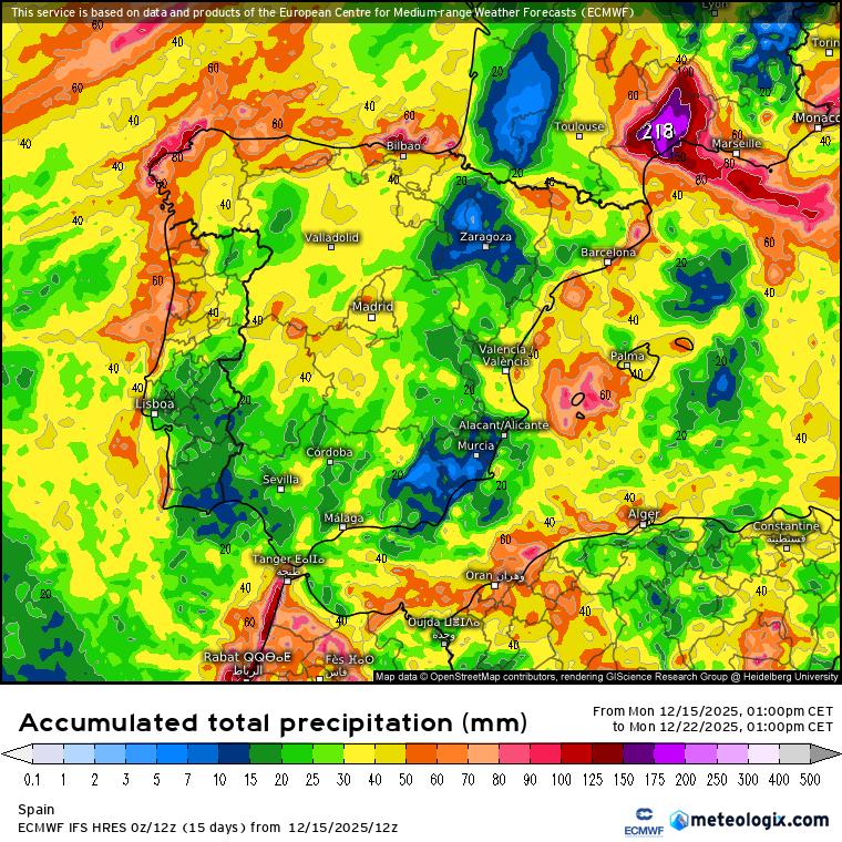 ECMWF lluvias 