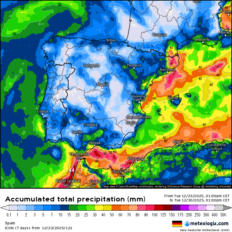 ICON lluvias