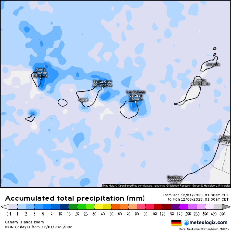 ICON lluvias Canarias