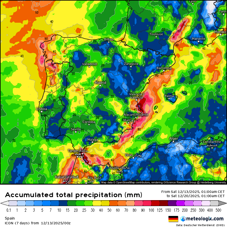 ICON lluvias