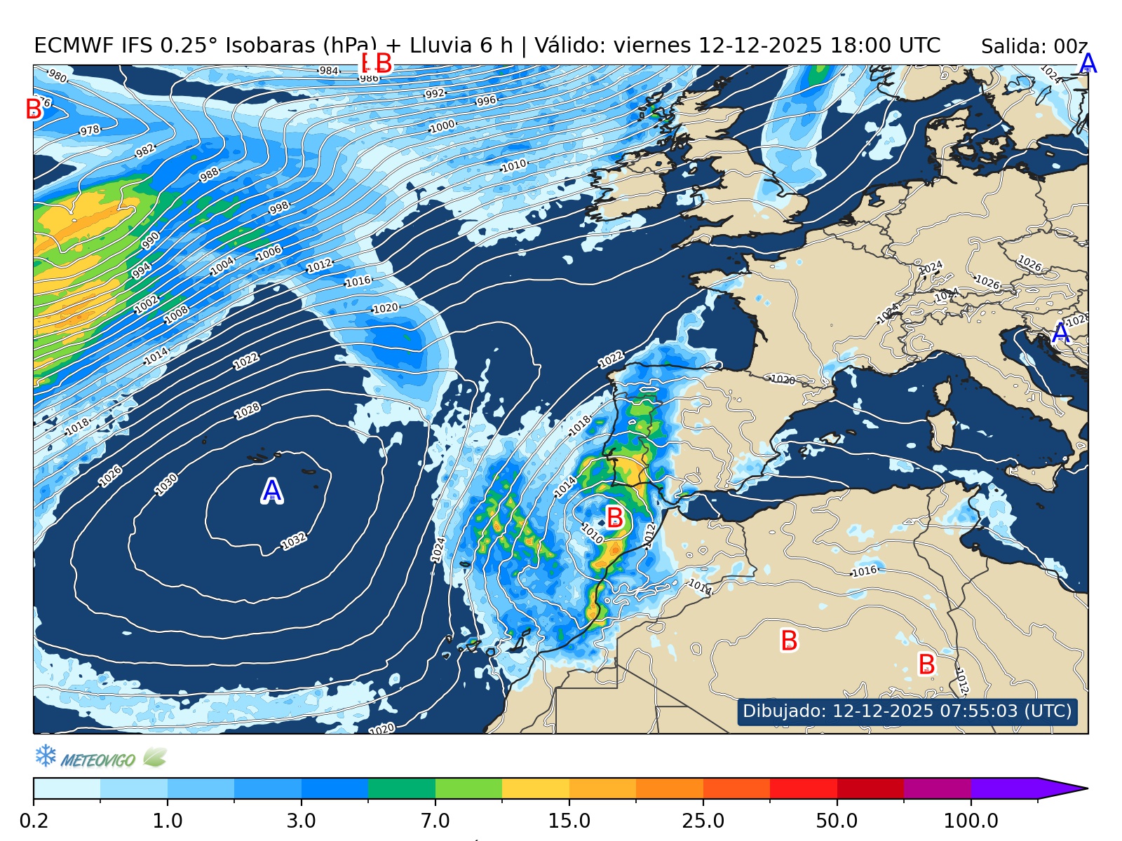 ECMWF lluvias 