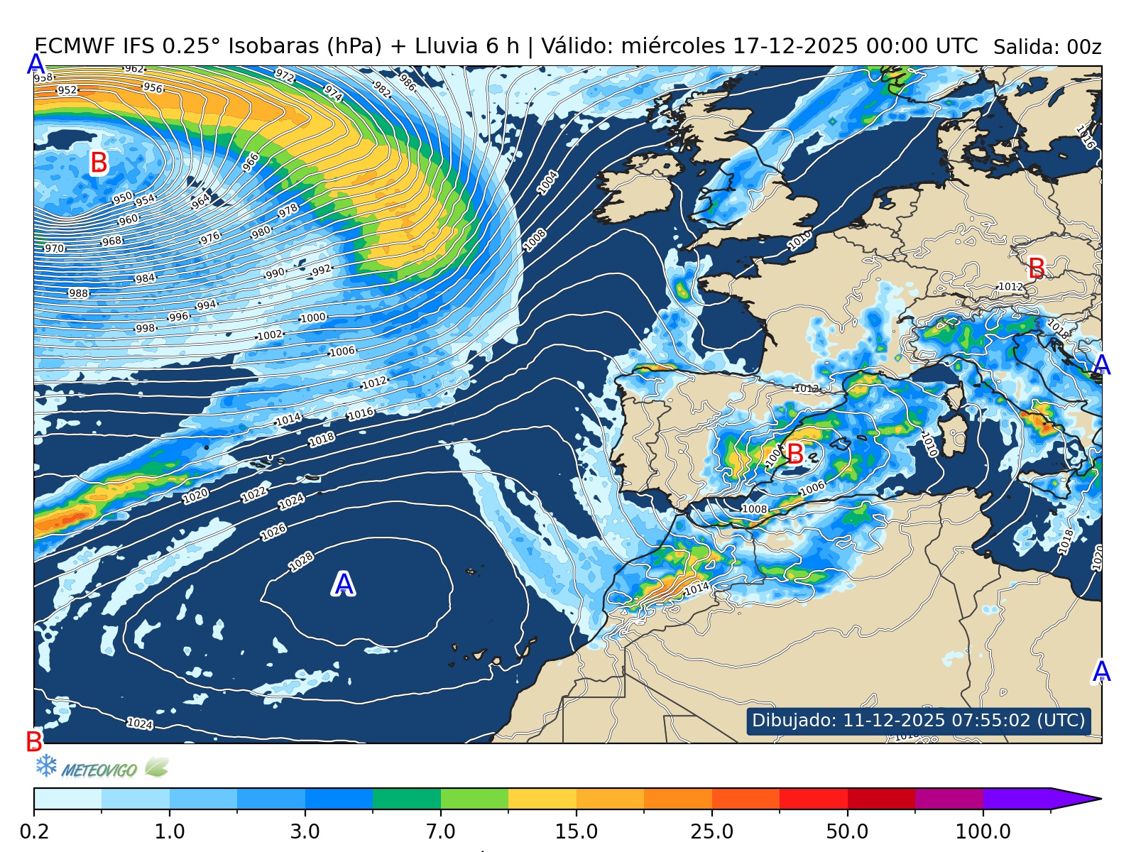 Lluvias ECMWF 