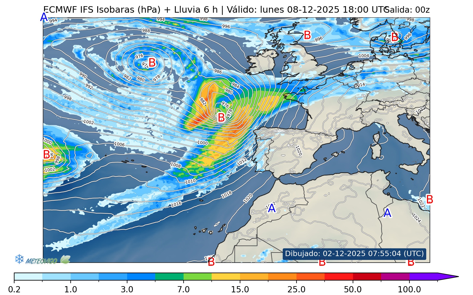 ECMWF lluvias