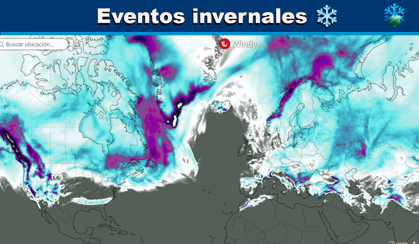 Nieve nueva mapa