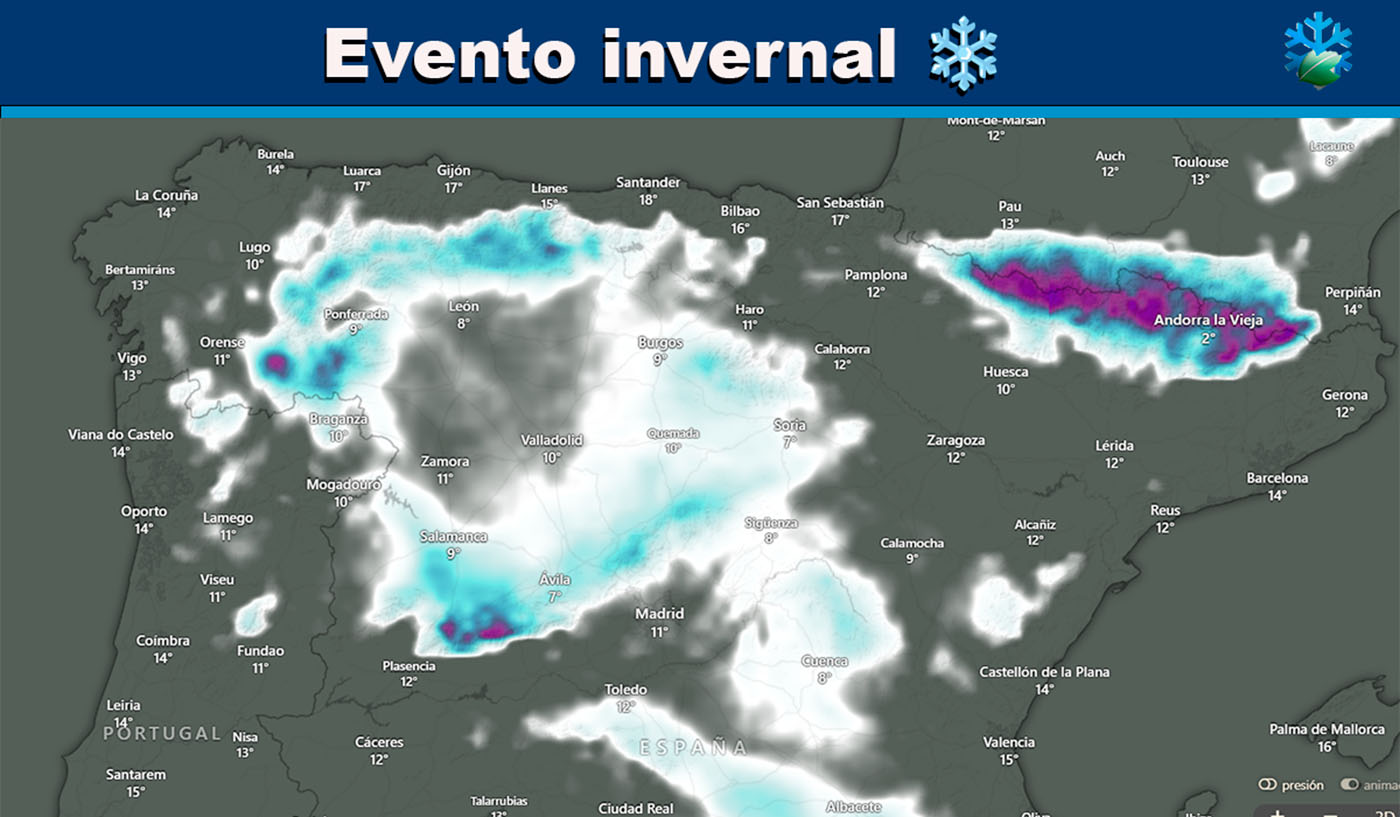 Mapas nevadas