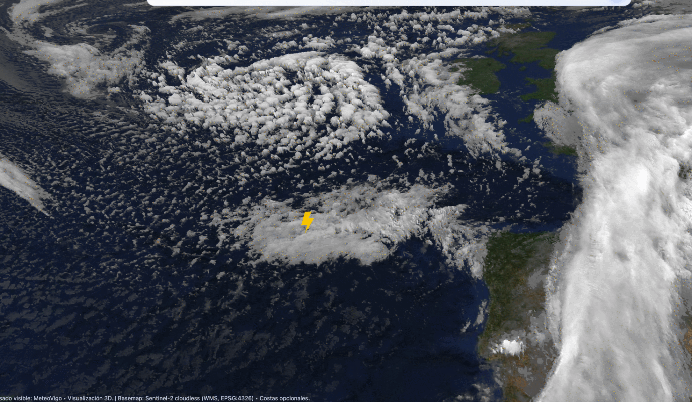 Imágenes del satélite