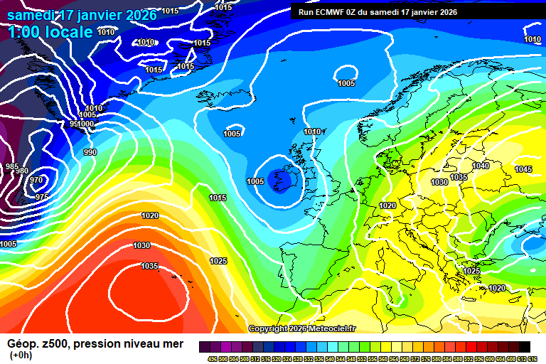 ECMWF geopotencial 