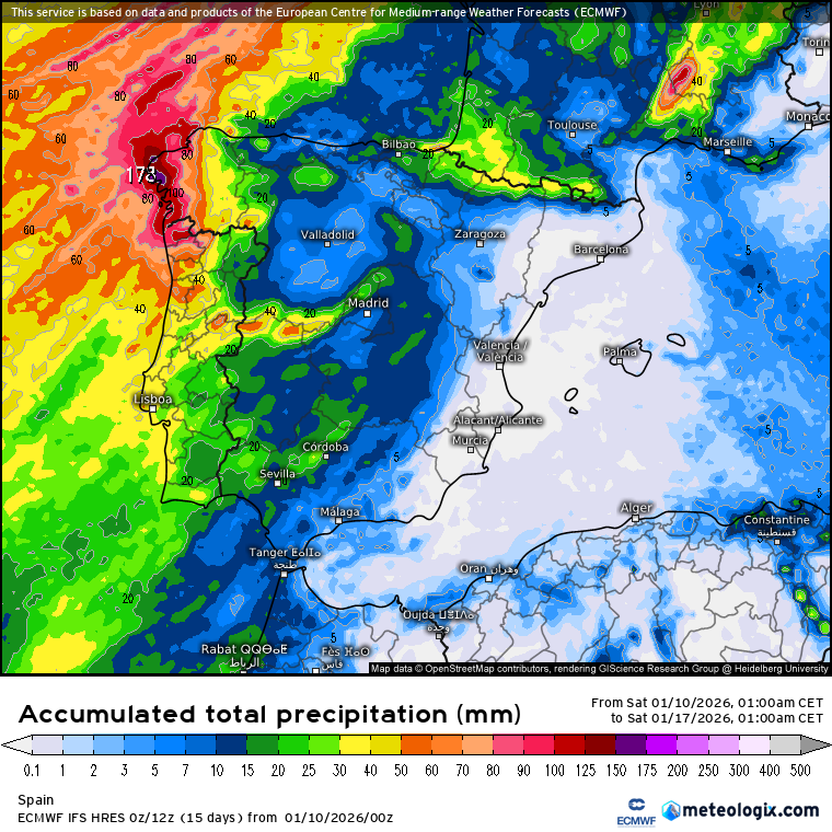 ECMWF lluvias 