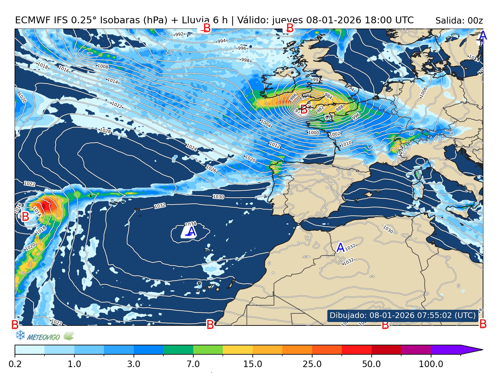 Lluvias ECMWF