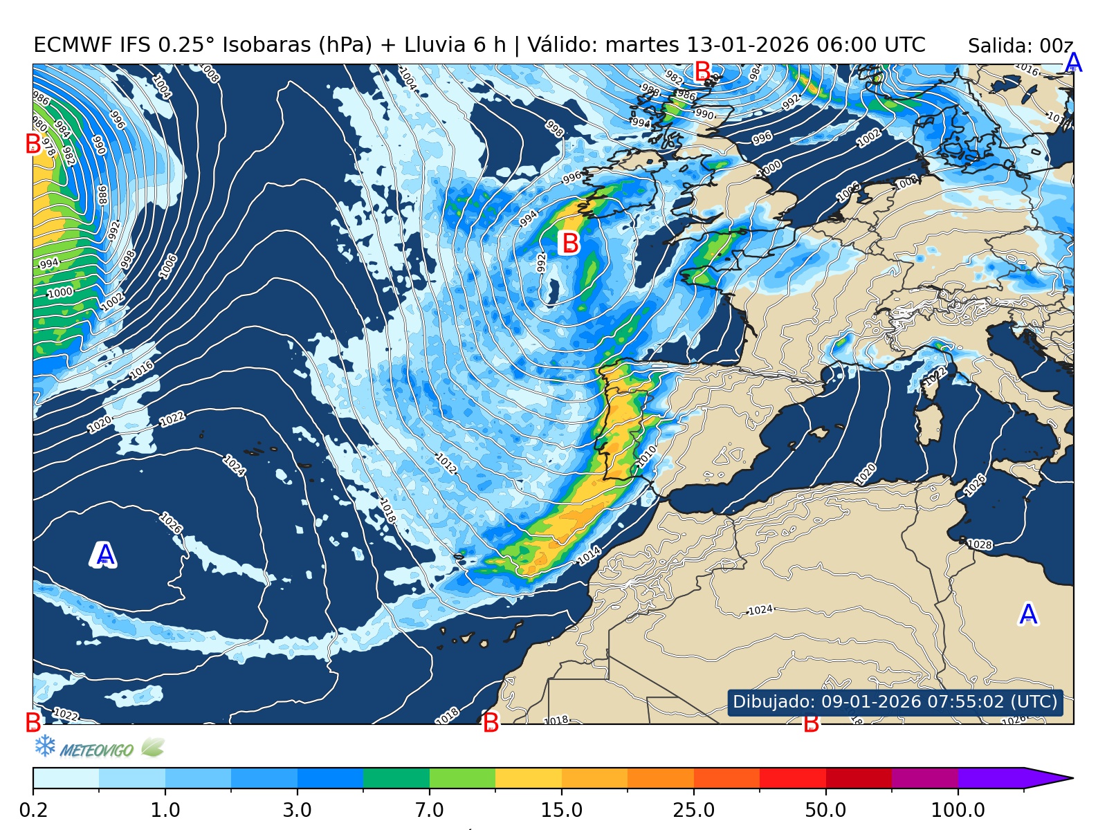Lluvias ECMWF 