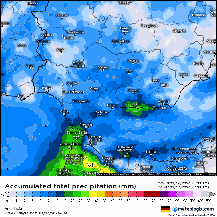 Lluvias Andaluc&iacute;a 