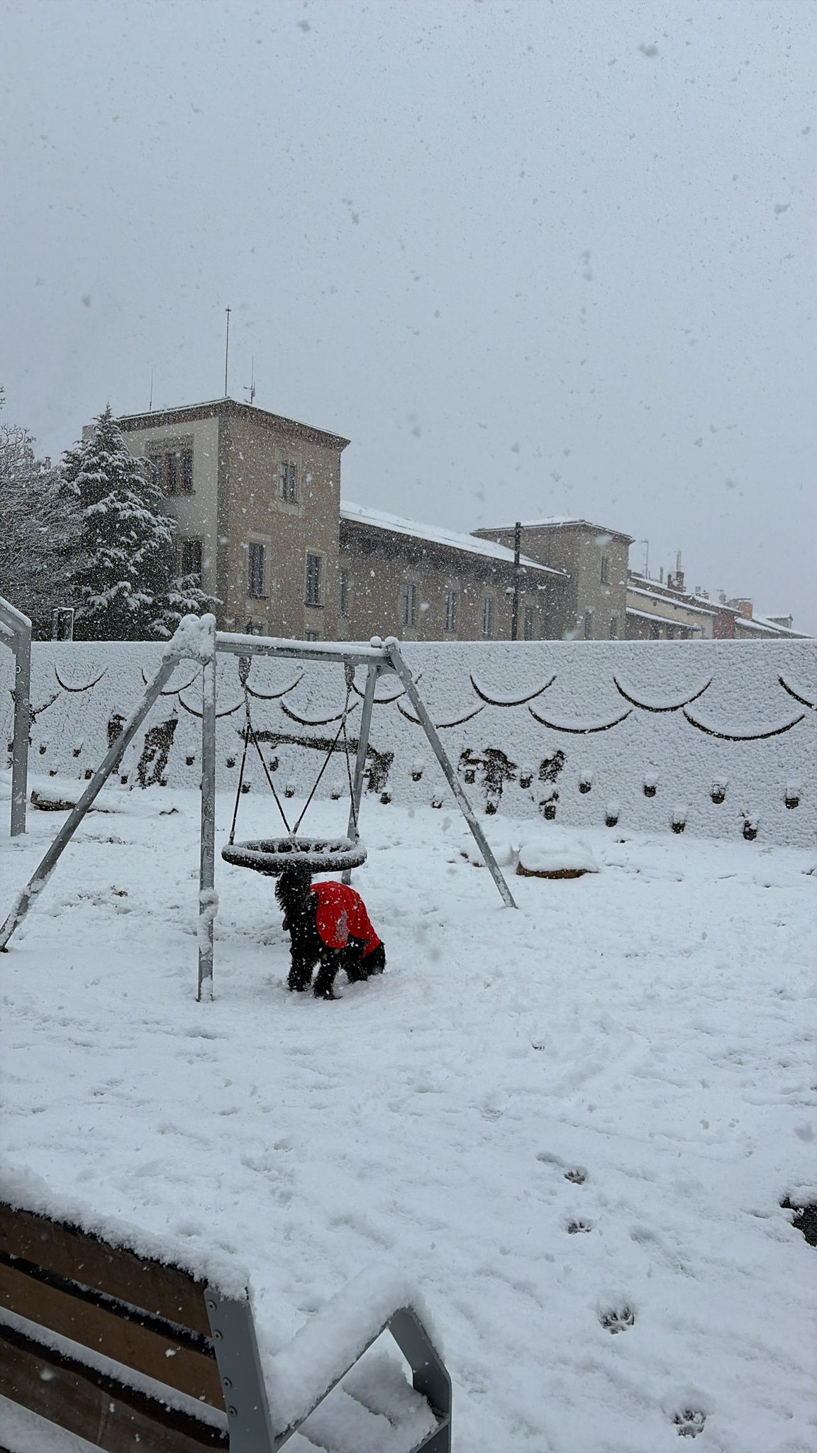 Nieve en Vitoria