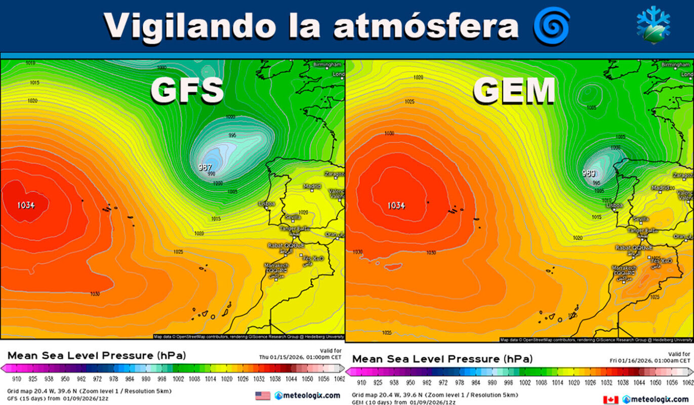 Mapas ciclogénesis explosiva